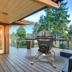 Icon Grills 700 Series Vision XD702 Maxis Freestanding Ceramic Kamado Grill - Gunmetal -BBQDIRECT Shop XD702G 9