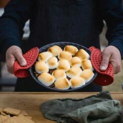 Camp Chef 10-Inch Pre-Seasoned Cast Iron Pie Pan 9 Camp Chef 10-Inch Pre-Seasoned Cast Iron Pie Pan -BBQDIRECT Shop aj3a1681 1