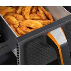 Blackstone Griddle Adventure 17-Inch 2-Burner Tabletop Propane Gas Commercial Style Flat Top Grill With Air Fryer -BBQDIRECT Shop blackstone 1783 17 in griddle air fryer close up