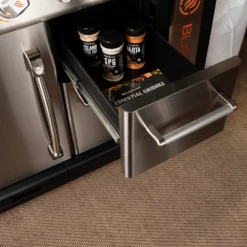 Blackstone Griddle Culinary Pro Cabinet 36-in 4-Burner Freestanding Propane Gas Commercial Style Flat Top Grill -BBQDIRECT Shop blackstone 36 inch culinary griddle 1902 spice drawer Copy