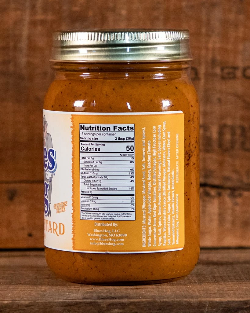 Blues Hog Honey Mustard - Pint Jar 5 Blues Hog Honey Mustard - Pint Jar - Image 3