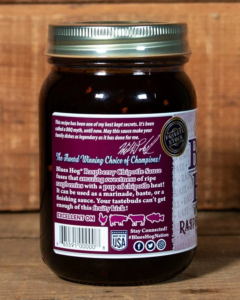 Blues Hog Raspberry Chipotle - Pint Jar 4 Blues Hog Raspberry Chipotle - Pint Jar - Image 2
