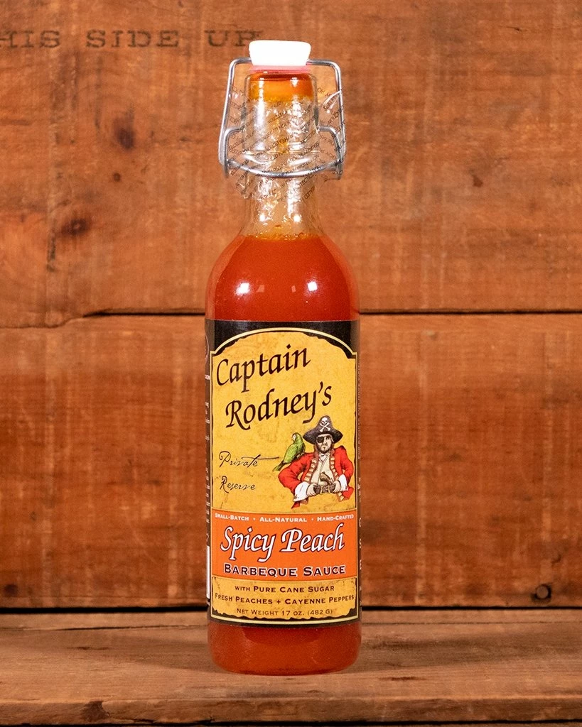 Captain Rodney's Spicy Peach Barbecue Glaze 3 Captain Rodney's Spicy Peach Barbecue Glaze