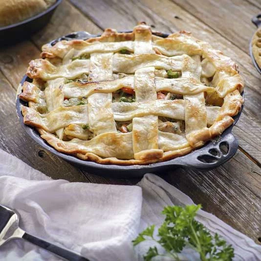 Camp Chef 10-Inch Pre-Seasoned Cast Iron Pie Pan 6 Camp Chef 10-Inch Pre-Seasoned Cast Iron Pie Pan - Image 4