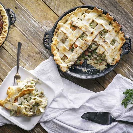 Camp Chef 10-Inch Pre-Seasoned Cast Iron Pie Pan 7 Camp Chef 10-Inch Pre-Seasoned Cast Iron Pie Pan - Image 5