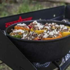 Camp Chef 12-Inch Pre-Seasoned Cast Iron Classic Standard Dutch Oven - 6 Quart -BBQDIRECT Shop ex60lw sdo12 prettyink 24