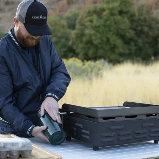 Camp Chef VersaTop 14-Inch Portable Flat Top Propane Gas Grill System With Griddle 10 Camp Chef VersaTop 14-Inch Portable Flat Top Propane Gas Grill System With Griddle - Image 8