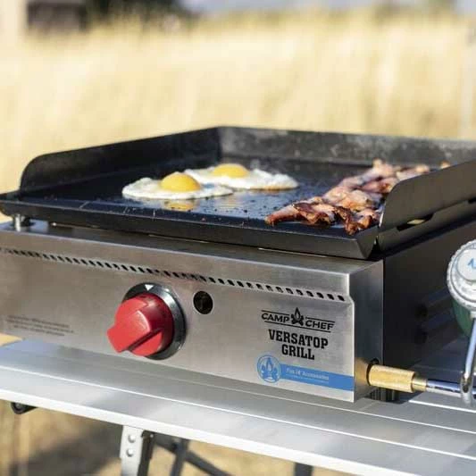 Camp Chef VersaTop 14-Inch Portable Flat Top Propane Gas Grill System With Griddle 4 Camp Chef VersaTop 14-Inch Portable Flat Top Propane Gas Grill System With Griddle - Image 2