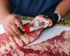 HowToBBQRight 5" Flexible Curved Boning Knife - Dexter Russell -BBQDIRECT Shop howtobbqright 5 flexible curved boning knife dexter russell 910963
