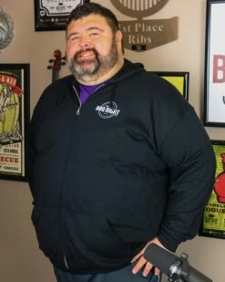 HowToBBQRight Black Full Zip Jacket -BBQDIRECT Shop howtobbqright black full zip jacket 543448