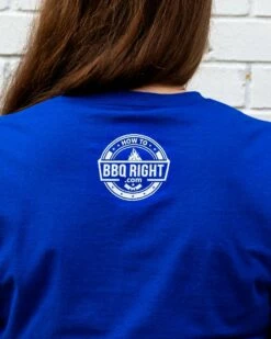 HowToBBQRight "Take Pride In Your 'Que" T-Shirt - Athletic Royal -BBQDIRECT Shop howtobbqright take pride in your que t shirt athletic royal 314075