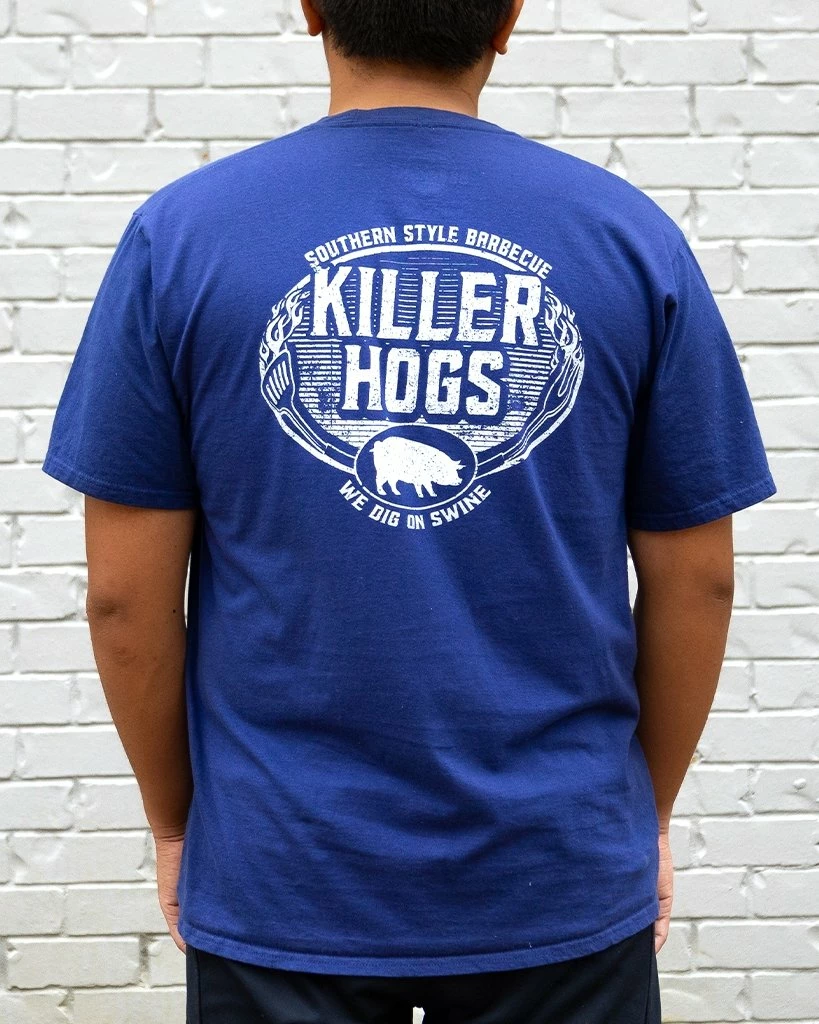 Killer Hogs Southern Style T-Shirt - Navy 4 Killer Hogs Southern Style T-Shirt - Navy - Image 2
