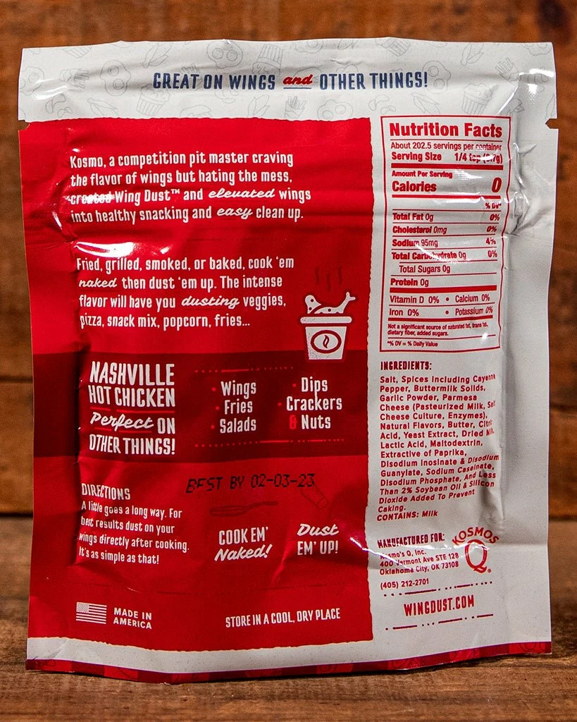 Kosmo's Nashville Hot Chicken Wing Dust 4 Kosmo's Nashville Hot Chicken Wing Dust - Image 2