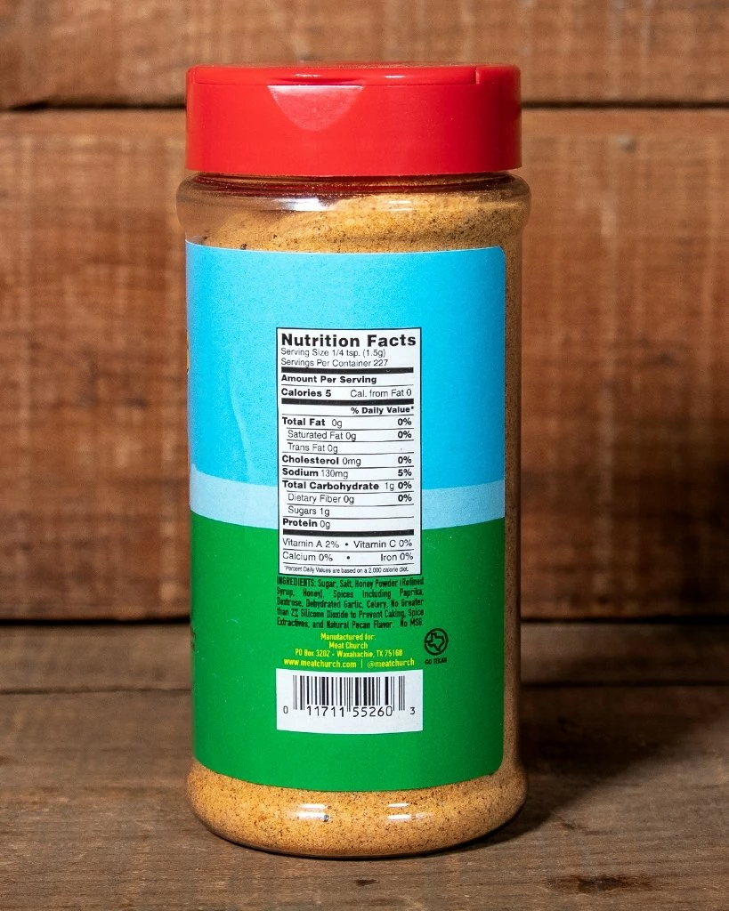 Meat Church Deez Nuts Honey Pecan BBQ Rub 4 Meat Church Deez Nuts Honey Pecan BBQ Rub - Image 2