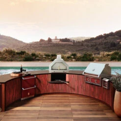 Hestan Campania 33-Inch Stainless Steel Built-In/Countertop Propane Gas Outdoor Pizza Oven - Sol 11 Hestan Campania 33-Inch Stainless Steel Built-In/Countertop Propane Gas Outdoor Pizza Oven - Sol -BBQDIRECT Shop outdoor pizza oven glam 10