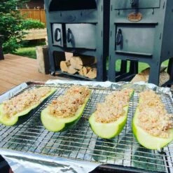 Oven Brothers The Big Bro Outdoor Wood Fired Pizza Oven Kit -BBQDIRECT Shop oven brothers lifestyle view 1