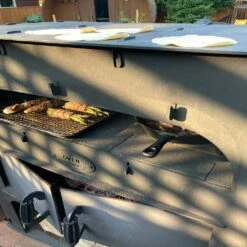 Oven Brothers The Big Bro Outdoor Wood Fired Pizza Oven Kit -BBQDIRECT Shop oven brothers lifestyle view 4