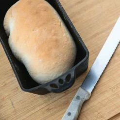 Camp Chef 11-Inch Pre-Seasoned Cast Iron Bread Pan 8 Camp Chef 11-Inch Pre-Seasoned Cast Iron Bread Pan -BBQDIRECT Shop pg24cl baking 6508