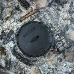 Camp Chef 12-Inch Pre-Seasoned Cast Iron Classic Standard Dutch Oven - 6 Quart -BBQDIRECT Shop sdo12 prettyink 5 1