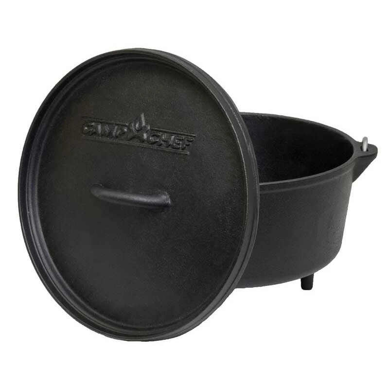 Camp Chef 10-Inch Pre-Seasoned Cast Iron Classic Deep Dutch Oven - 5 Quart 3 Camp Chef 10-Inch Pre-Seasoned Cast Iron Classic Deep Dutch Oven - 5 Quart