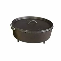 Camp Chef 14-Inch Pre-Seasoned Cast Iron Classic Standard Dutch Oven - 8 Quart