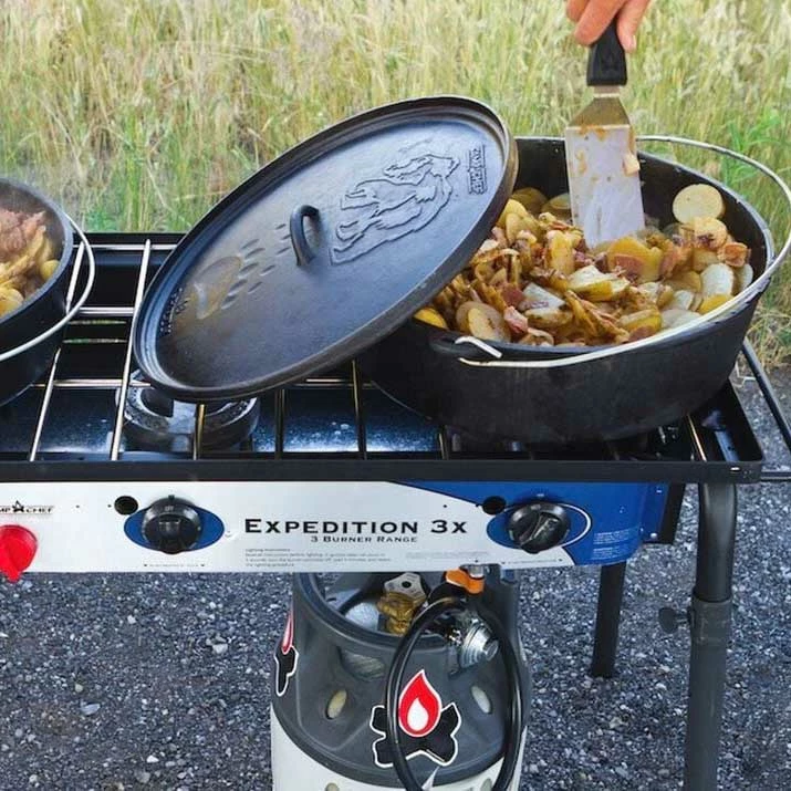 Camp Chef 16-Inch Pre-Seasoned Cast Iron Classic Standard Dutch Oven - 10 Quart 4 Camp Chef 16-Inch Pre-Seasoned Cast Iron Classic Standard Dutch Oven - 10 Quart - Image 2