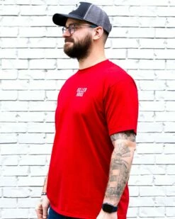 Southern Style BBQ Red T-Shirt And Killer Hogs Black Hat -BBQDIRECT Shop southern style bbq red t shirt and killer hogs black hat 724508