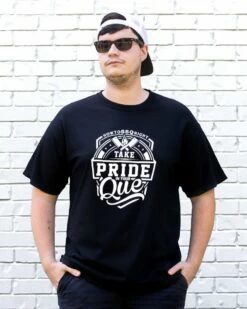 Take Pride Black T-Shirt And H2Q Grey Hat -BBQDIRECT Shop take pride black t shirt and h2q grey hat 737549