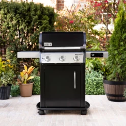 Weber Grills Spirit EX-315 Freestanding Propane Gas Grill - Black 12 Weber Grills Spirit EX-315 Freestanding Propane Gas Grill - Black -BBQDIRECT Shop weber spirit ex 315 gas grill black lifestyle